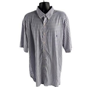 Polo Ralph Lauren short sleeve‎ button down shirt 3LT mens performance pink blue